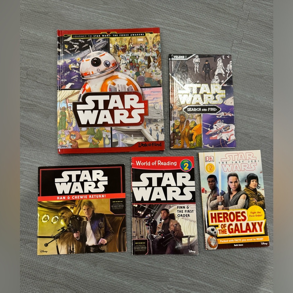 Kids Star Wars book bundle (5 books in bundle)